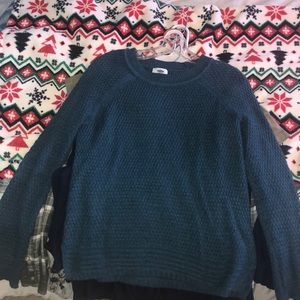 blue sweater old navy